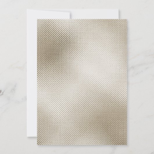 METALLIC BRONZE GOLD EMBOSS LOOK BIRTHDAG KAART (Achterkant)