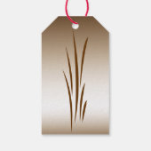 Metallic Bronze Grass Pack met cadeautjes Labels Cadeaulabel (Achterkant)