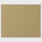 Metallic Bronze Pattern Cadeaupapier (Vlak)