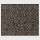 Metallic Brown Camo look Cadeaupapier (Vlak)