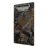 Metallic Brown Camouflage Mini Klembord (Angled2)