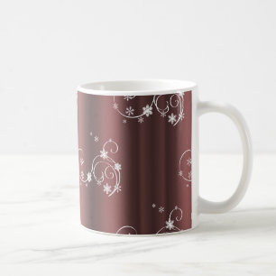 Metallic Brown White zwaait Kerstmis Koffiemok