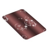 Metallic Brown White zwaait Kerstmis Magneet (Rechterzijde)