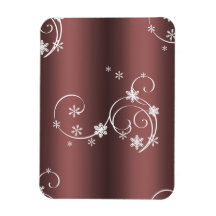 Metallic Brown White zwaait Kerstmis