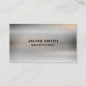 Metallic Brushed High Shine Visitekaartje (Voorkant)