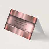 Metallic Brushed Industrial Visitekaartje (Achterkant)