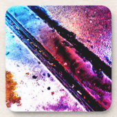 Metallic Bus Curb Miami Beverage Coaster Bier Onderzetter (Voorkant)