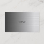 metallic businesscard visitekaartje (Voorkant)