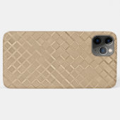 Metallic Champagne Gold Pattern Case-Mate iPhone Case (Achterkant (horizontaal))
