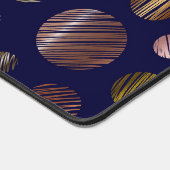 Metallic cirkels patroon bureaumat (Hoek)