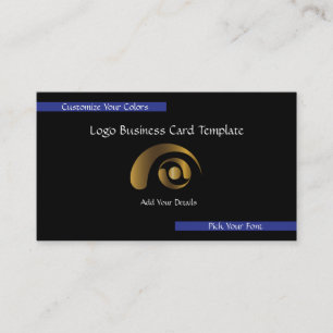 Metallic Corporate Logo - Eenvoudige Gold Logo Visitekaartje