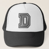 Metallic D Monogram Trucker Hat Trucker Pet (Voorkant)