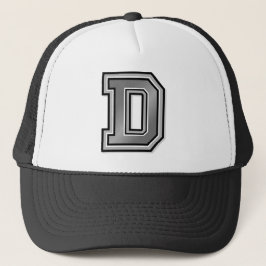 Metallic D Monogram Trucker Hat Trucker Pet