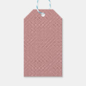 Metallic diamantpatronen cadeaulabel (Voorkant)