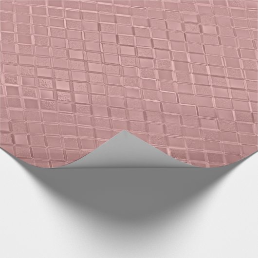 Metallic diamantpatronen cadeaupapier (Hoek)