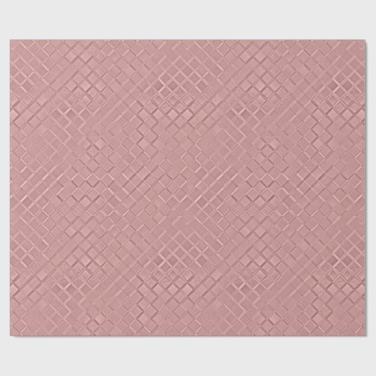 Metallic diamantpatronen cadeaupapier (Vlak)