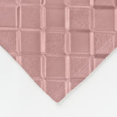 Metallic diamantpatronen fleece deken (Hoek)