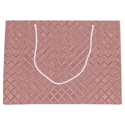 Metallic diamantpatronen groot cadeauzakje (Voorkant)