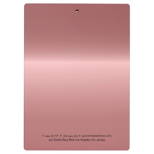 Metallic diamantpatronen klembord (Achterkant)