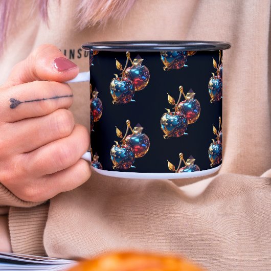 Metallic dipped cherries mok