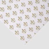 Metallic Dk Gold French Fleur de Lis Tissue Paper Tissuepapier (Detail)