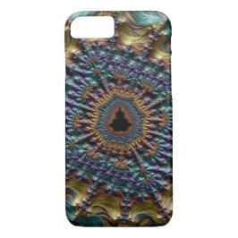 Metallic draden Fractal Case-Mate iPhone Case