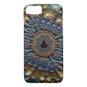 Metallic draden Fractal Case-Mate iPhone Case