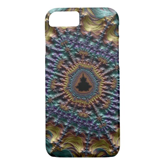 Metallic draden Fractal Case-Mate iPhone Case (Achterkant)