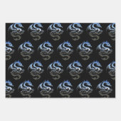 Metallic dragon Collectie Inpakpapier Vel (Voorkant)