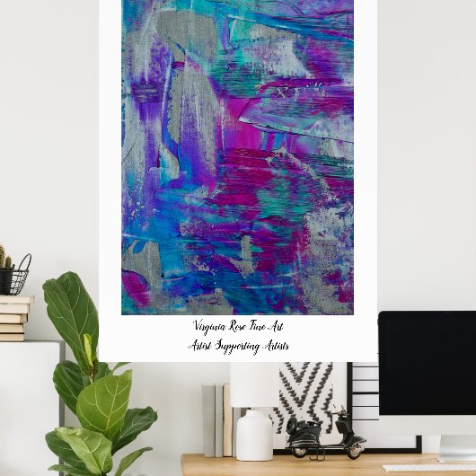 Metallic droom poster (Thuiskantoor)