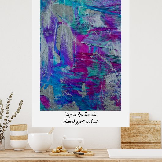 Metallic droom poster (Keuken)