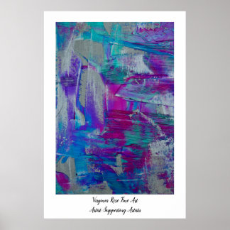 Metallic droom poster