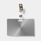 Metallic effect foto naam badge Sjabloon (Achterkant met clip)
