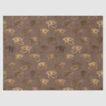 Metallic Egyptische ogen op bruin