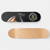 *~* Metallic Elemental Fierce BLUE Dragon AP88 Persoonlijk Skateboard (Horizontaal)