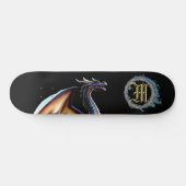 *~* Metallic Elemental Fierce BLUE Dragon AP88 Persoonlijk Skateboard (Horizontaal)