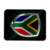 Metallic embleem in Zuid-Afrika Magneet (Horizontaal)