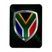 Metallic embleem in Zuid-Afrika Magneet (Verticaal)