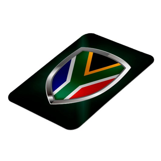 Metallic embleem in Zuid-Afrika Magneet (Linkerzijde)