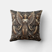 Metallic Faux Relief Angels Art Sierkussen (Achterkant)