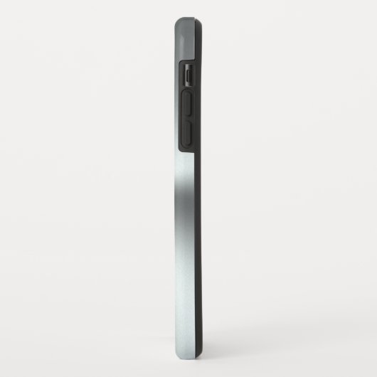 Metallic faux roestvrij staal look Case-Mate iPhone case (Achterkant/links)