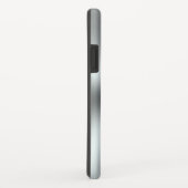 Metallic faux roestvrij staal look Case-Mate iPhone case (Achterkant/rechts)