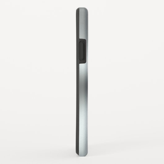 Metallic faux roestvrij staal look Case-Mate iPhone case (Achterkant/rechts)