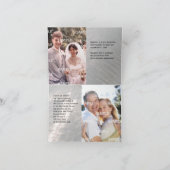 Metallic Faux Silver (25e) Jubileum Uitnodiging (Binnen)