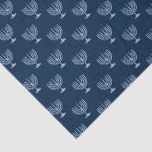 Metallic Filigree Menorah Tissuepapier (Detail)