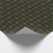Metallic flower tile abstract cadeaupapier (Hoek)
