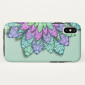 Metallic Flowers Case-Mate iPhone Case (Achterkant (horizontaal))