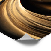 Metallic Fluid Golden Luxury Poster (Hoek)