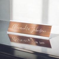 Metallic Folie koper Moderne Elegant Business