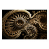 Metallic Fractals Perfect Poster (Voorkant)